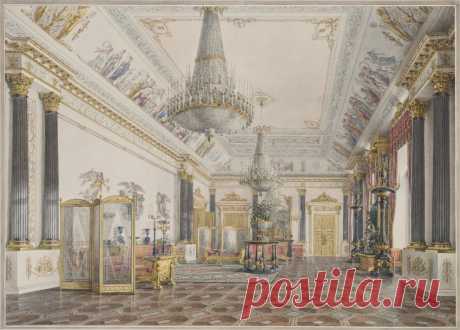 Золотая (Яшмовая) гостиная в Зимнем дворце.