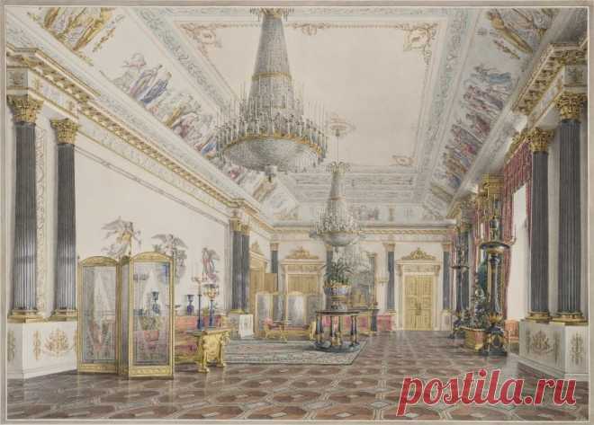 Золотая (Яшмовая) гостиная в Зимнем дворце.