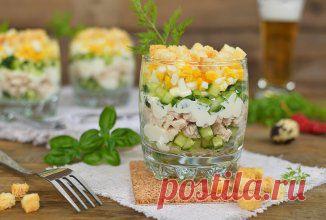 Салат с куриным филе Ратибор - рецепт с фотографиями