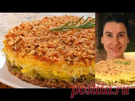 До чего же он ВКУСНЫЙ!!! Салат "ПРИНЦ" на праздничный стол | Семья на кухне