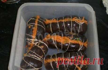 Фаршированные маринованные баклажаны рецепт с фото - 1000.menu