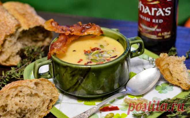 Ирландский суп: красный эль, чеддер и картофель (Irish Red Ale, Cheddar and Potato Soup) - Вкусные заметки