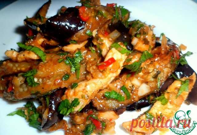 Баклажаны с куриной грудкой по-китайски
