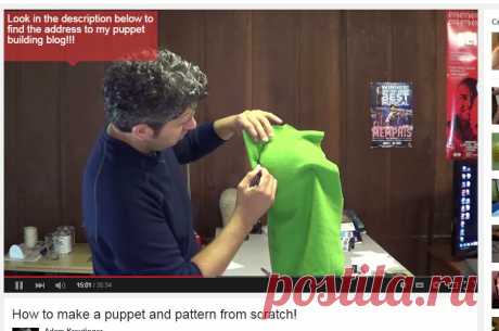 How to make a puppet and pattern from scratch! - YouTube