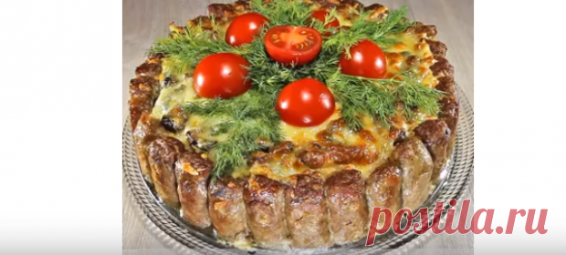 Мужской соленый торт: кулинарный шедевр из кебабов для сильных духом гурманов