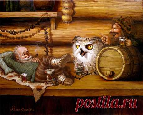 Сказочные коты художника Александра Маскаева | Всё для женщин