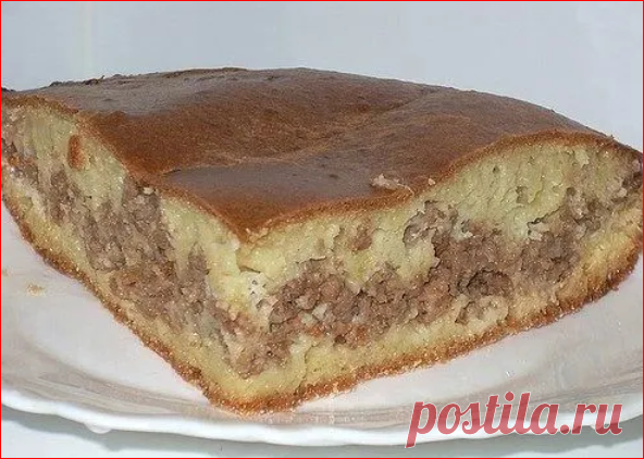 Самый сытный пирог на скорую руку. Как я делаю особенно вкусную начинку для заливного пирога с фаршем | Вкусно и полезно | Дзен