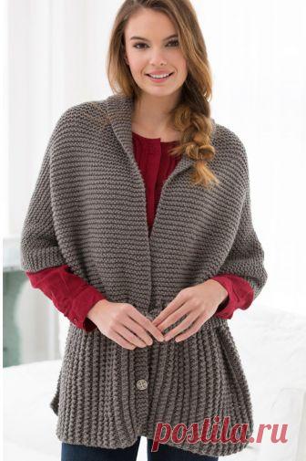 Вязание крючком и спицами - Винтажный шарф-свитер