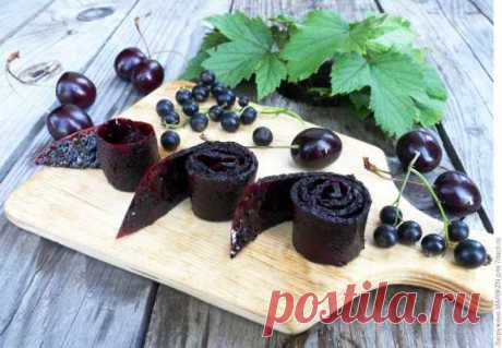 Смоква из черешни и черной смородины — Домашняя кулинария