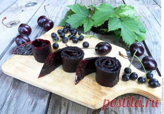 Смоква из черешни и черной смородины — Домашняя кулинария