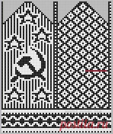 узор для варежек 0069