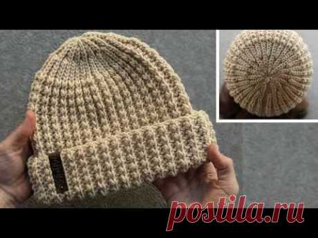 Crochet Flat Unisex Hat || Crochet Hat for Men & Women
