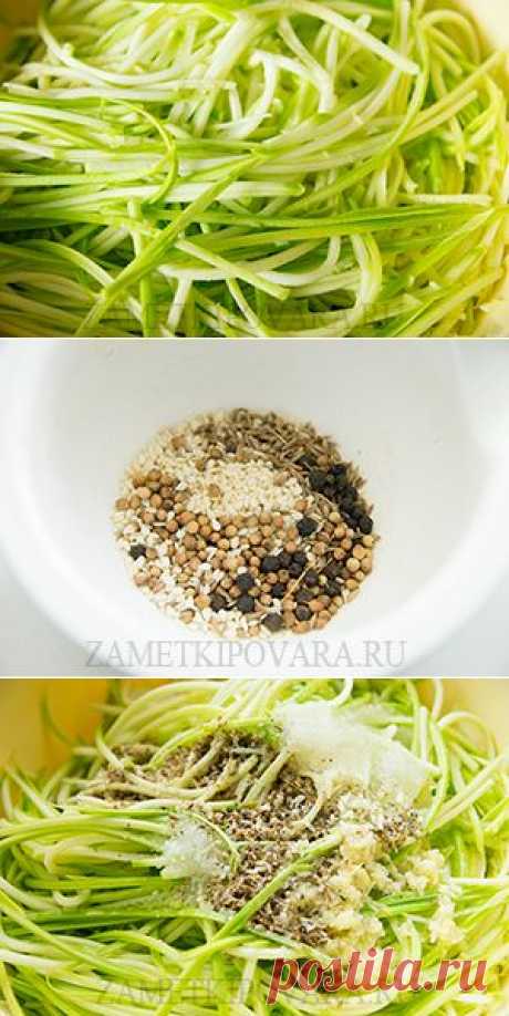 Маринованные кабачки по-корейски | Простые кулинарные рецепты с фотографиями