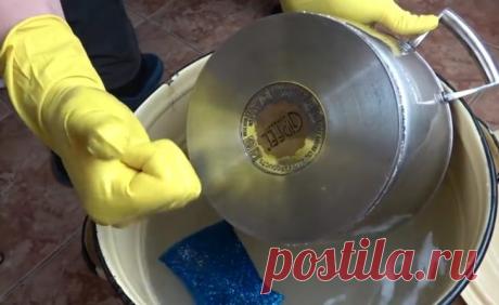 Как удалить старый нагар с посуды за 15 минут