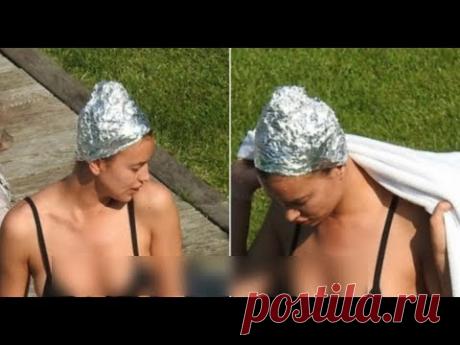 ТРЮК С АЛЮМИНИЕВОЙ ФОЛЬГОЙ И ВЫМЫТЫМИ ВОЛОСАМИ…Результаты просто поразительные!