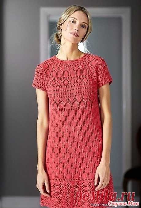 Стильное платье\реглан сверху с обвязкой крючком. Размер XS(S)M(L)XL(XXL)  Обхват груди 80(88)96(104)112(120) cm  внутренняя длина рукава 4(4)5(5)6(6) cm  Пряжа Novita Cotton Bamboo  450(500)550(600)650(700) g
