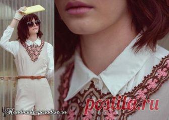 Красивое ожерелье крючком. Схема