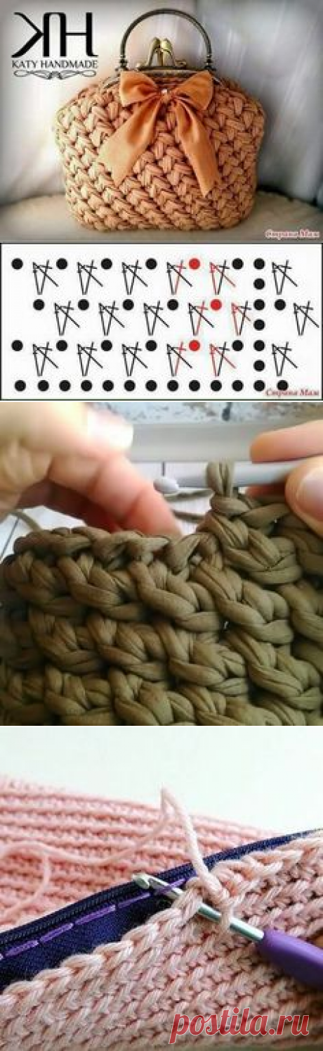 (83) Tecendo Artes em Crochet: Cesto com Fio de Malha com Gráfico do Ponto e Dicas! | Trico e crochê