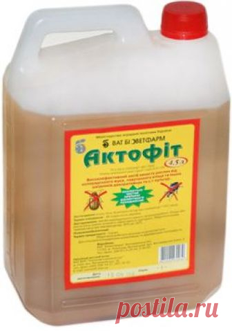 Препарат Актофит - инструкция по применению, отзывы Актофит – препарат, предназначенный для защиты растений от различных вредителей. Помогает против большинства самых распространенных видов вредных насекомых, 40 мл, 500 мл...
