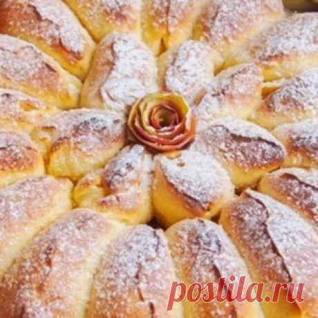 ОТРЫВНЫЕ ПИРОЖКИ С ЯБЛОКАМИ (ПИРОГ)