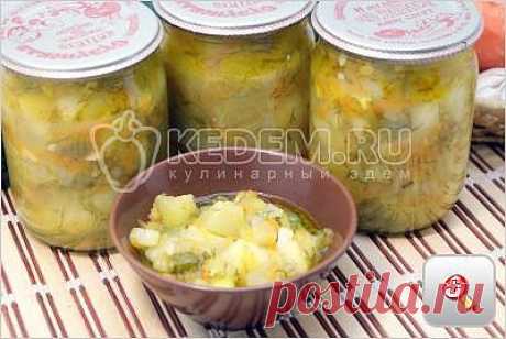 Тушеные кабачки с овощами на зиму | Рецепты на KEDEM.RU