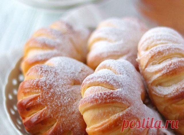 Ванильные булочки с творожной начинкой — Домашние заботы