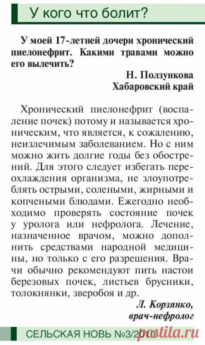 Хронический пиелонефрит