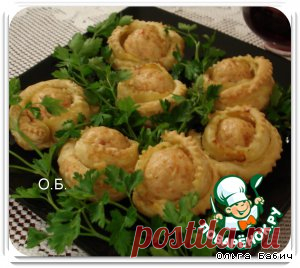 Закуска "Букет чайных роз"