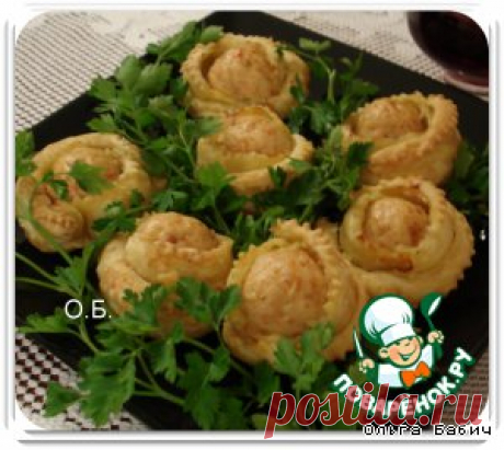 Закуска &quot;Букет чайных роз&quot;