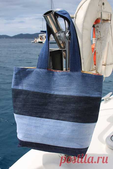 25 Recycled Denim Purses and Bags Tutorials Made From Jeans