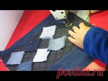 DIY 안입는 패딩점퍼를 "멋쟁이 백"을 만들어요!/make a fashionable bag with a padding jacket