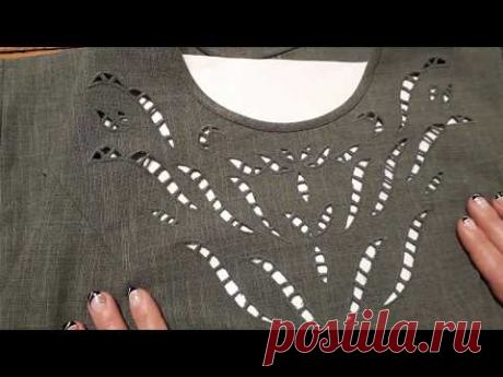 Вышивка ришелье. Как научится вышивать ришелье на швейной машинке