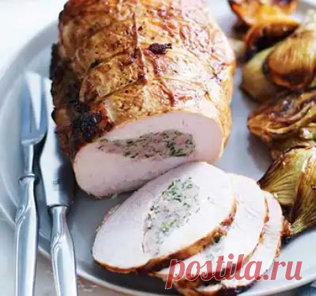 Рецепт рулета из индейки с начинкой