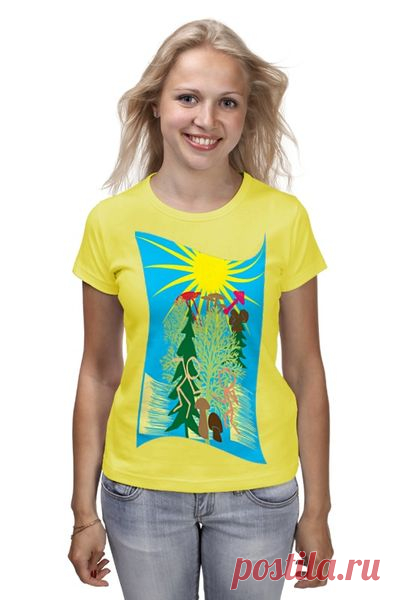 Футболка (Женская) "Грибные походы." от Printissimo - Printio