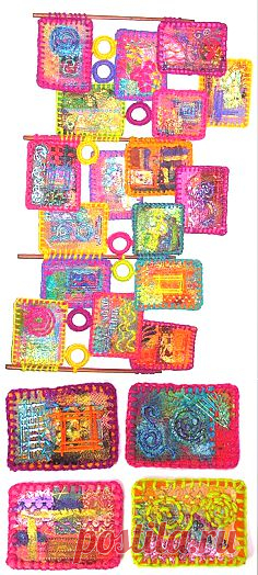 games with textiles | Creative stitching and felting