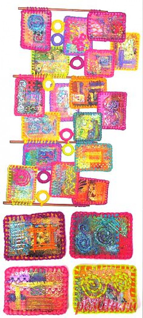 games with textiles | Creative stitching and felting