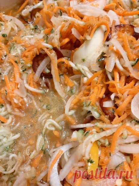 Потрясающе вкусный кабачок "по- корейски": сезонный салат и зимняя заготовка | Понемногу обо всем | Дзен