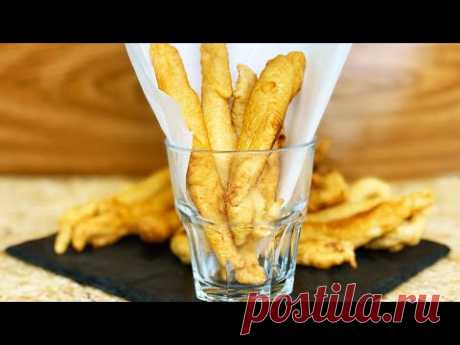 Золотистые Куриные Пальчики за 10 минут - Сочное куриное филе в кляре на праздничный стол