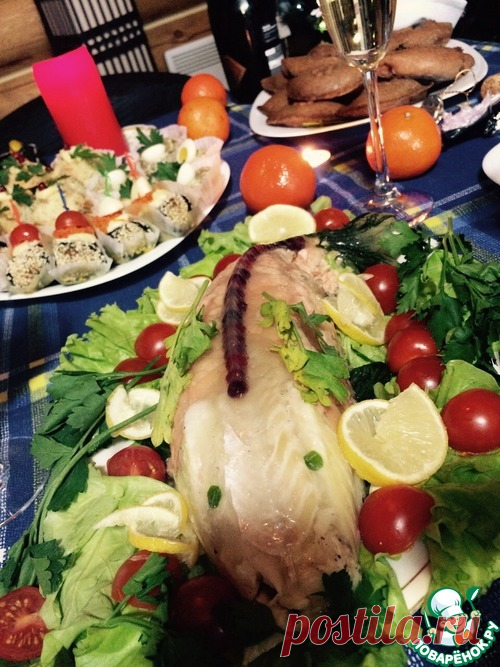 Рыба заливная в форме - кулинарный рецепт