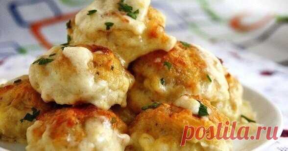 Куриные шарики с морковью