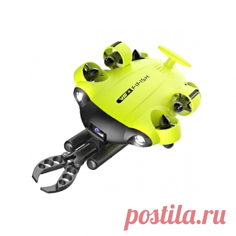Fifish v6s underwater robot with 4k uhd camera 100m depth rating 6 hours working time underwater drone Sale - Banggood.com Fifish V6S - подводный робот-дрон
Описание:
FIFISH V6S подводный дрон, оснащенный камерой 4К, позволяет в режиме реального времени запечатлеть подводный мир.
Оснащен шестью независимыми моторами, что обеспечивает высокую скорость и маневренность.
Имеет четыре режима управления.
С помощью пульта дистанционного управления Вы можете управлять дроном на расстоянии до 100 метро…