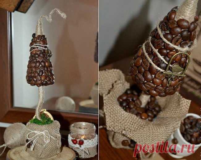 Поделки из кофейных зерен в домашних условиях