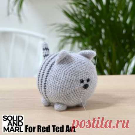 Free Cat Crochet Pattern - Red Ted Art's Blog Free Cat Crochet Pattern. Black cat crochet pattern. Solid & Marl patterns free. Crochet cat pillow pattern. Free crochet cat toy patterns. Amigurumi crochet free cat patterns pinterest. Amigurumi dumpling kitty. How to crochet. Teach yourself to crochet. Crochet kits. Stripe Cat Crochet Pattern by Sold & Marl.