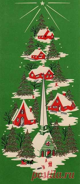 Vintage Christmas card