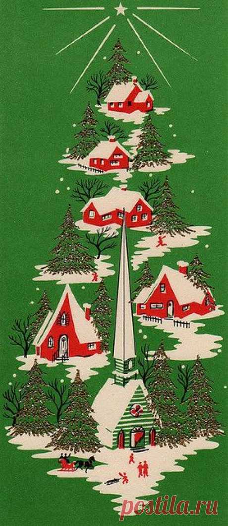 Vintage Christmas card
