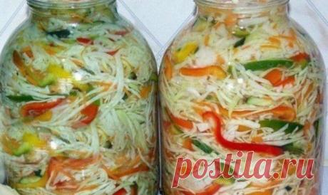 5 вкуснейших рецептов салатиков из капусты на зиму… – Полезные советы хозяйкам — Бесплатные поздравления