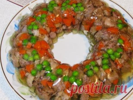 Заливное из языка