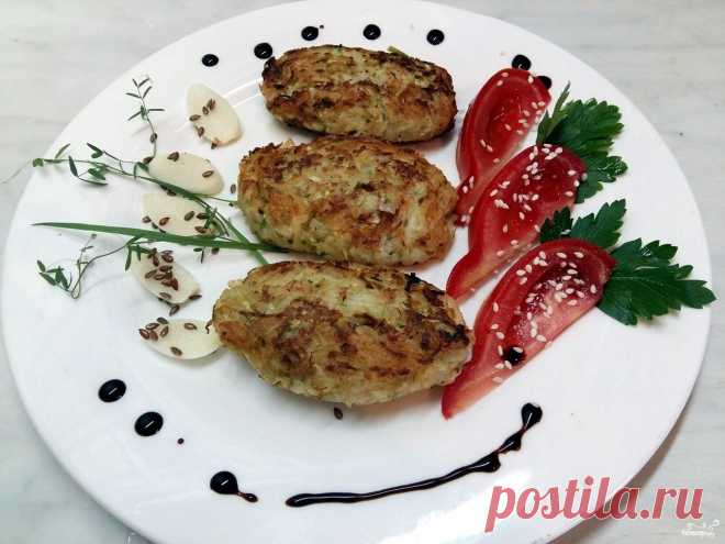 Котлеты из кабачка и куриного фарша по Дюкану -  рецепт с фото на Повар.ру