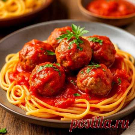 Фрикадельки в томатном соусе
 Ингредиенты:
- Фарш - 500 грамм
- Лук - 1 шт.
- Чеснок - 1 зубчик
- Яйцо - 1 шт.
- Петрушка - 1 пучок
- Сухари панировочные - 30 грамм
- Пармезан - 40 грамм
- Соль, перец, специи - по вкусу
Для соуса:
- Томаты в собственном соку - 400 грамм
- Черри - 100 грамм
- Чеснок - 3 зубчика
- Бульон - 300 грамм
- Соль, перец - по вкусу
- Растительное масло - для жарки
 Приготовление:
1. Измельчить лук и чеснок, добавить к фаршу. Ввести яйцо, панировочны...