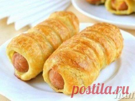 Рецепт на скорую руку. Сосиски в тесте